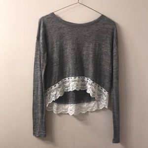 Bethany Mota Crop Top Blouse